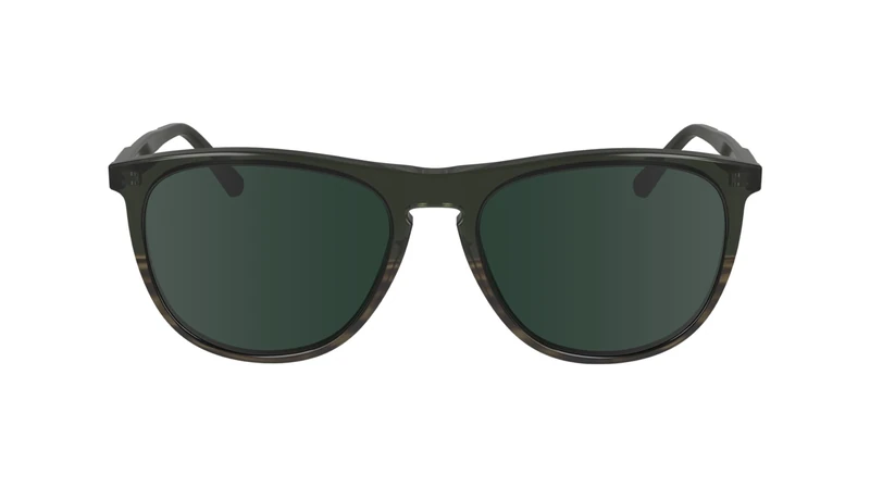 Calvin Klein Men's Sunglasses CK24508S - Green/Striped Brown with Green Lens