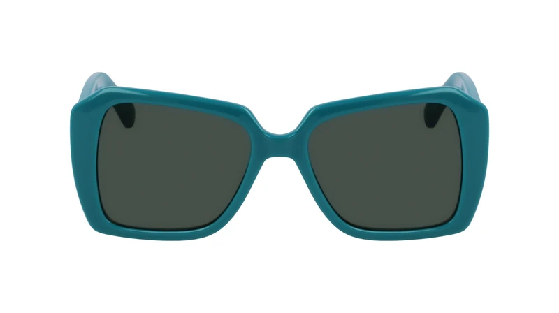 KARL LAGERFELD Women's Sunglasses KL6140S - Green with Solid Green Lens