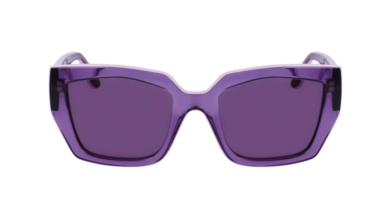 KARL LAGERFELD Women's Sunglasses KL6143S - Lavender with Solid Violet Lens