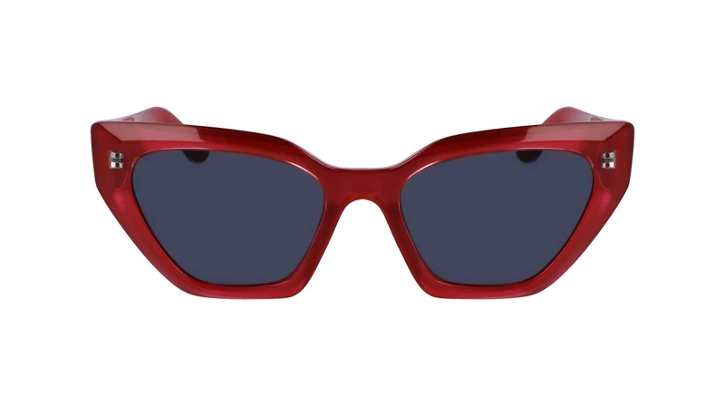 KARL LAGERFELD Women's Sunglasses KL6145S - Red with Solid Grey Lens