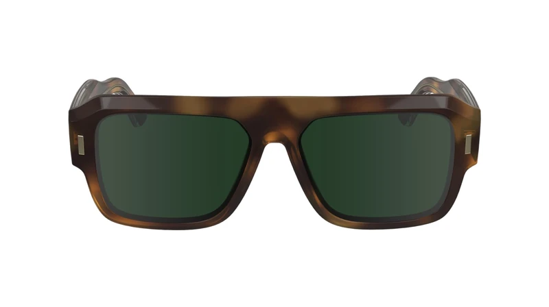 Calvin Klein CK24501S Unisex Sunglasses - Havana Green Lens
