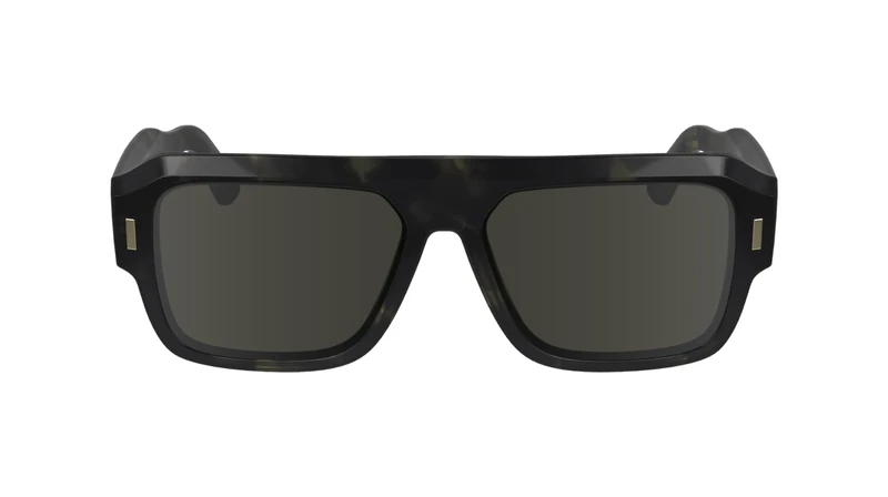 Calvin Klein Unisex Adult Sunglasses CK24501S - Khaki Havana with Solid Smoke Lens