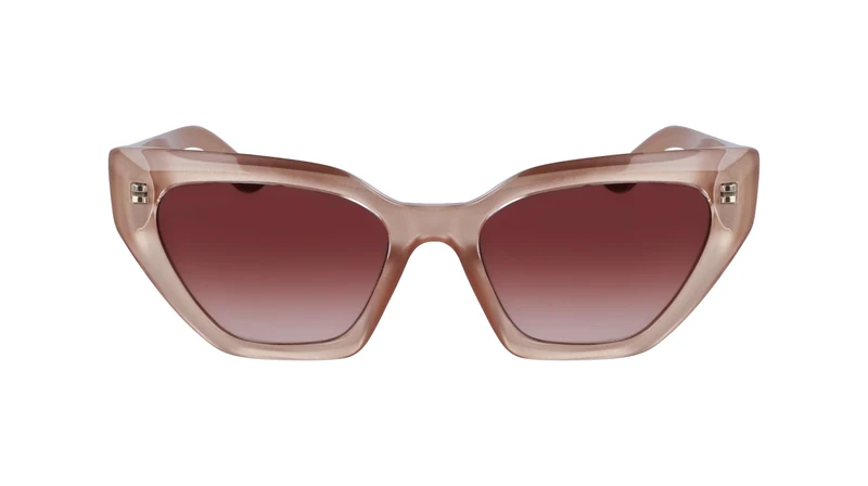 KARL LAGERFELD Women's Sunglasses KL6145S - Sand with Gradient Brown Lens