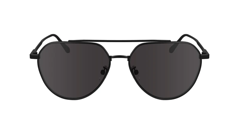Calvin Klein Unisex Adult Sunglasses CK24100S - Matte Black with Solid Smoke Lens