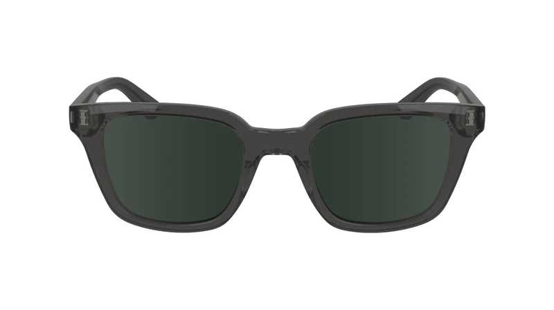 Calvin Klein Unisex Adult Sunglasses CK24506S - Grey with Solid Dark Green Lens