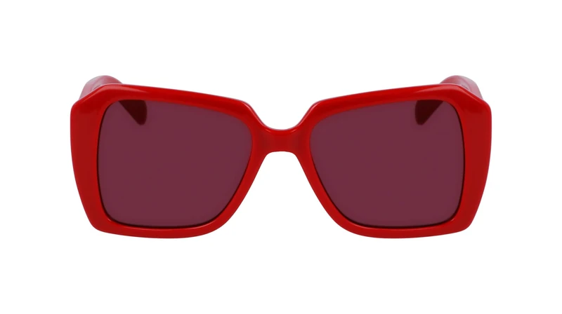 KARL LAGERFELD Women's Sunglasses KL6140S - Red with Solid Wine Lens