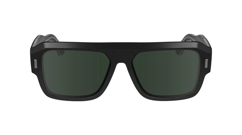 Calvin Klein Unisex Adult Sunglasses CK24501S - Black with Solid Green Lens