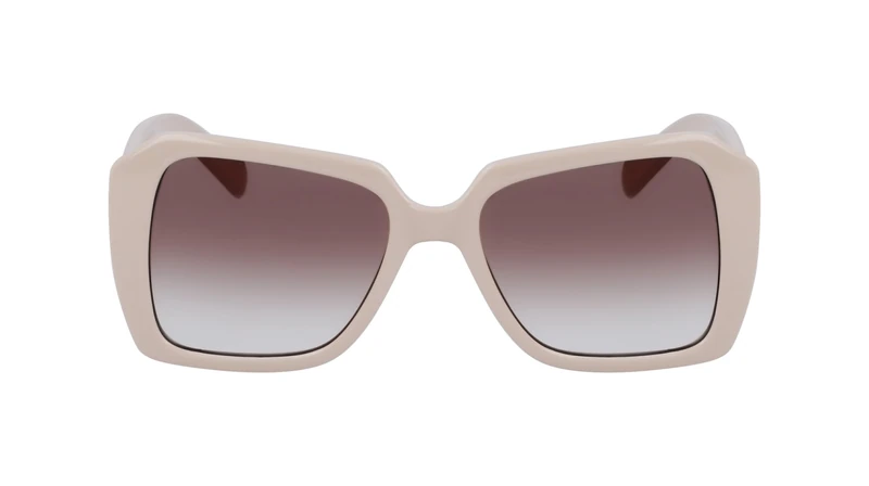 KARL LAGERFELD Women's Sunglasses KL6140S - Off White with Gradient Brown Lens