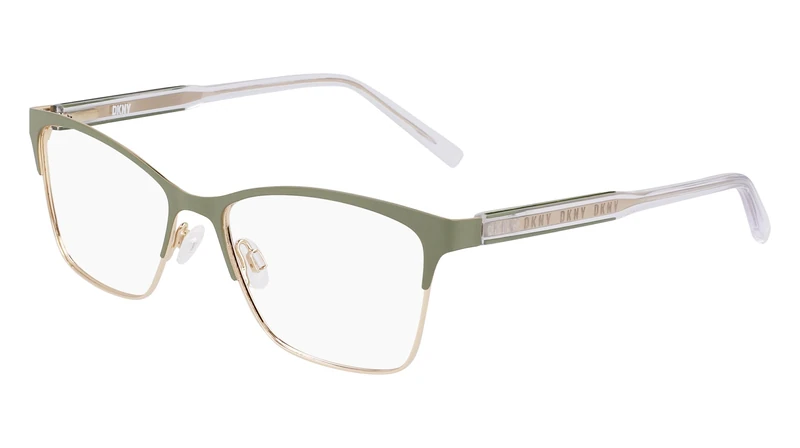 Dkny DK3008 313 Cargo/Gold Eyewear Woman Metallo, Rectangle, 53