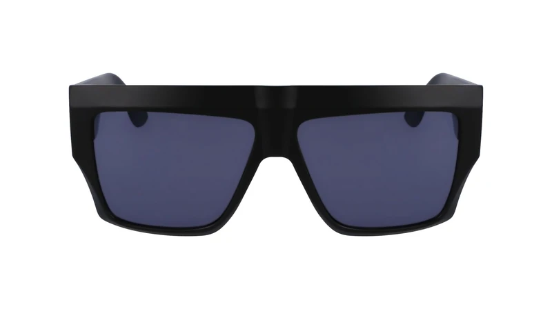 KARL LAGERFELD Unisex Adult Sunglasses KLJ6148S - Matte Black with Solid Grey/Silver Mirror Lens