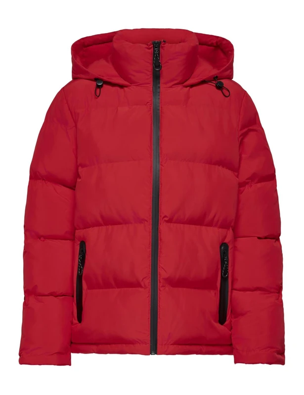 ONLY Women's Onlpaula Ann Premium Buffer OTW Jacket, red, XS