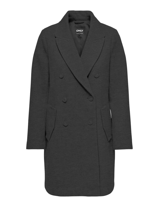 ONLY Women's Onlirma Life Coat OTW, Gray, S