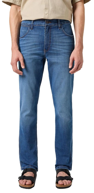 Wrangler Men's Regular Straight Fit Jeans - Desert Oasis