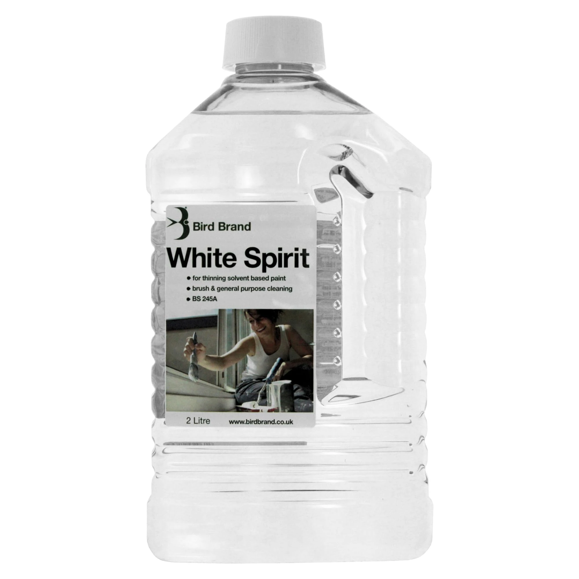 FERRIS | White Spirit (2 Litre) Premium Quality Paint Solvent for Stripping Paint & Cleaning Paint Brushes | Paint Thinner, Stain Remover, Oil Based Paint Cleaner