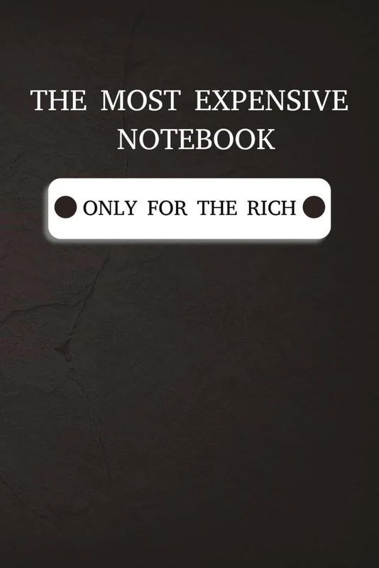 THE MOST EXPENSIVE NOTEBOOK: Only for the rich