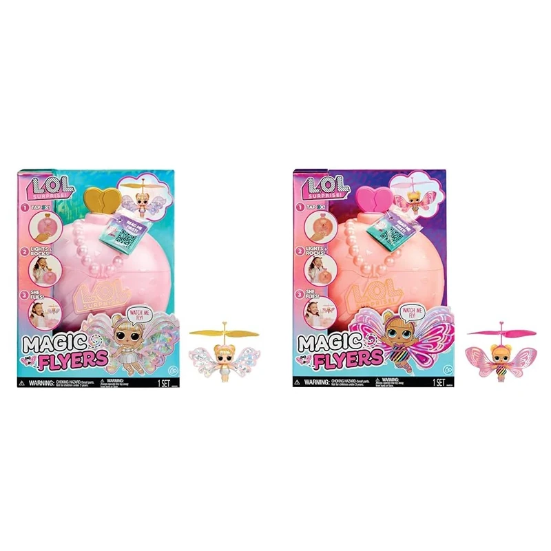 L.O.L. Surprise! Magic Flyers - Flutter Star - Hand Guided Flying Doll Magic Flyers - Sky Starling - Hand Guided Flying Doll