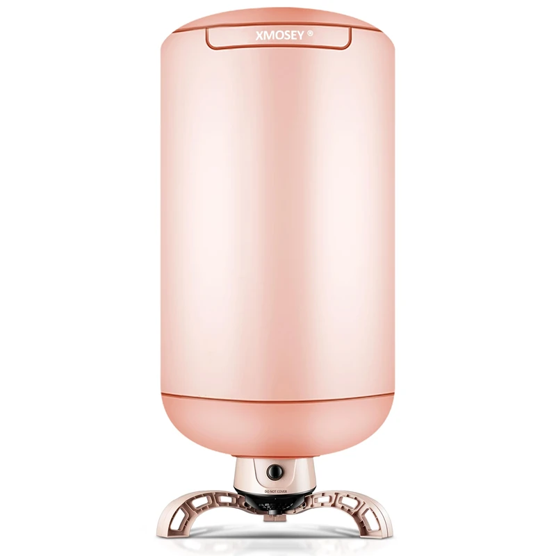 Xmosey Electric Heated Dryer 900W Heated Clothes Airer Quick Drying of Clothes Indoor Capacity 10KG Pink