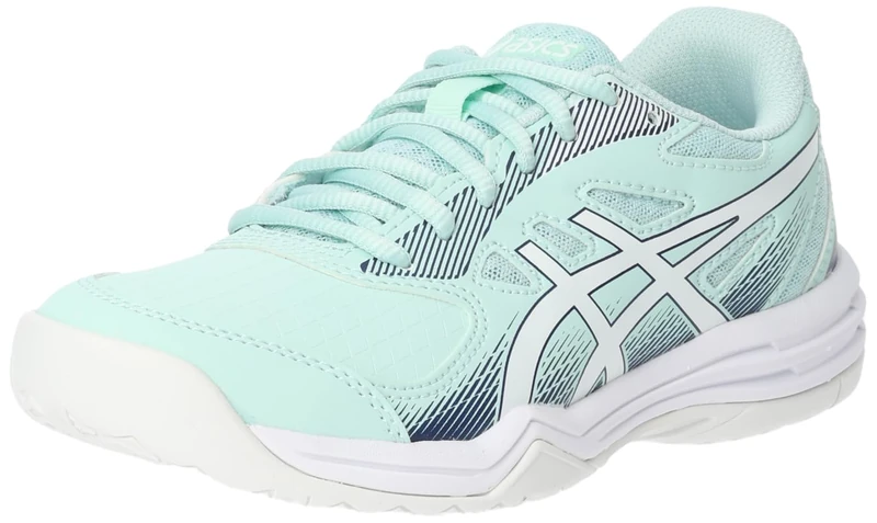 Asics 1042A209-402 Court Slide 3 Women Pale Blue/White UK 7 - Image 1