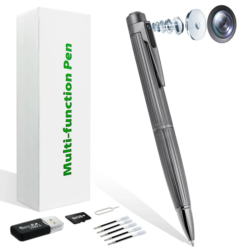 OTADUG Spy Camera Pen,16GB 1080P Hidden Camera Secret Camera with Motion Monitoring, Video and Audio Recording