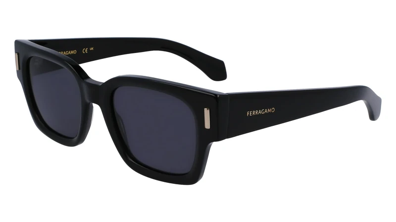 FERRAGAMO SF2010S 001 BLACK 52/21/145 MALE Sunglasses