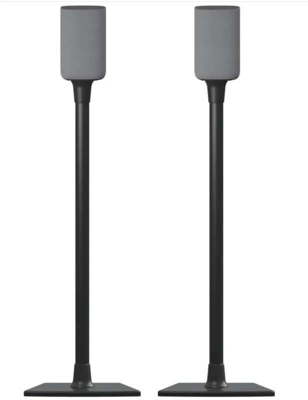Sanus BSSU2-B1 Universal Speaker Stands for Speakers up to 10 lbs, Pair in black