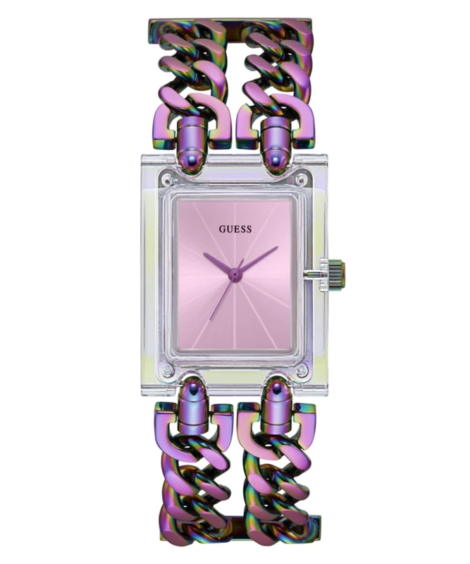GUESS MOD Heavy Metal Ladies Watch, Multicolored, Classic