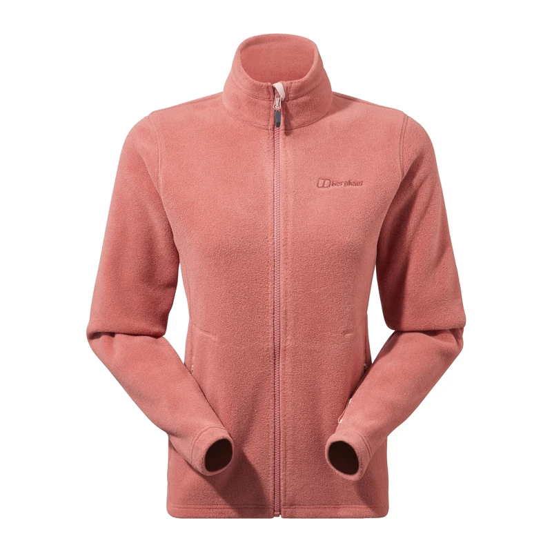 Berghaus Women's Prism Polartec Interactive Fleece Jacket | Added Warmth | Flattering Style | Durable, Ashed Rose