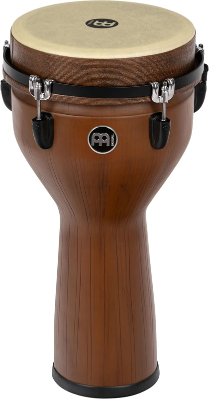 Meinl Percussion Jumbo Djembe Instrument - Medium-Large Hand Drum - With Synthetic Head - Diameter 10 Inches - Plastic, Brown (JD10BW)