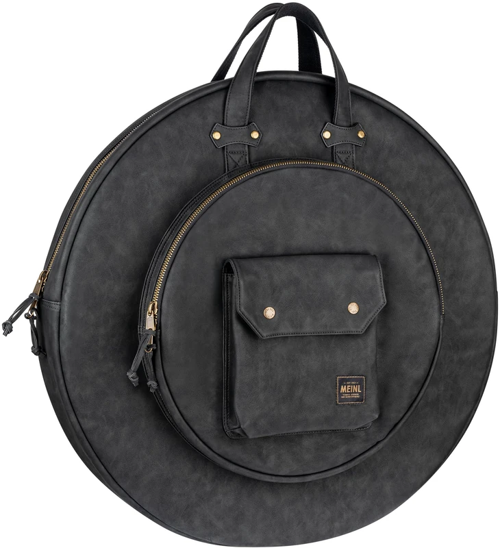 Meinl Cymbals 22" Cymbal Bag — Vintage Hyde — Adjustable Backpack Straps, Heavy-Duty Fabric and Carrying Grip (MVHC22BK)