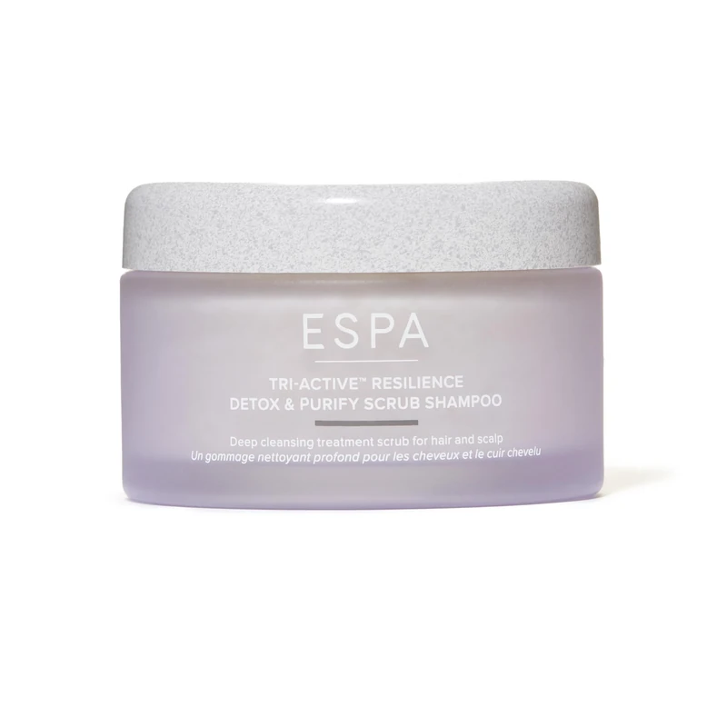 ESPA | Tri-Active™ Resilience Detox and Purify Scrub Shampoo | 190ml | Deeply Cleanse & Clarify | Menopause-friendly