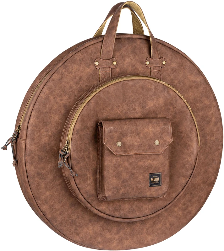 Meinl Cymbals 22" Cymbal Bag — Vintage Hyde — Adjustable Backpack Straps, Heavy-Duty Fabric and Carrying Grip (MVHC22LB)