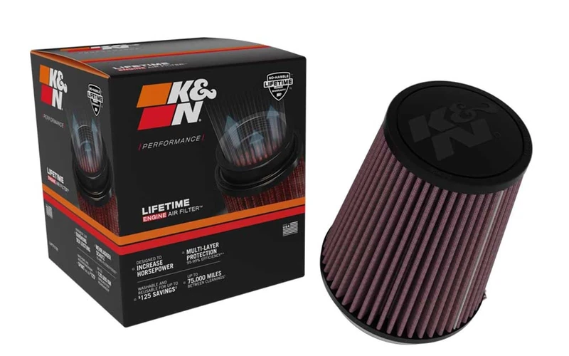 K&N Universal Conical Air Filter 102mm flange, 137mm base, 102mm top, 114mm height (RU-5149)