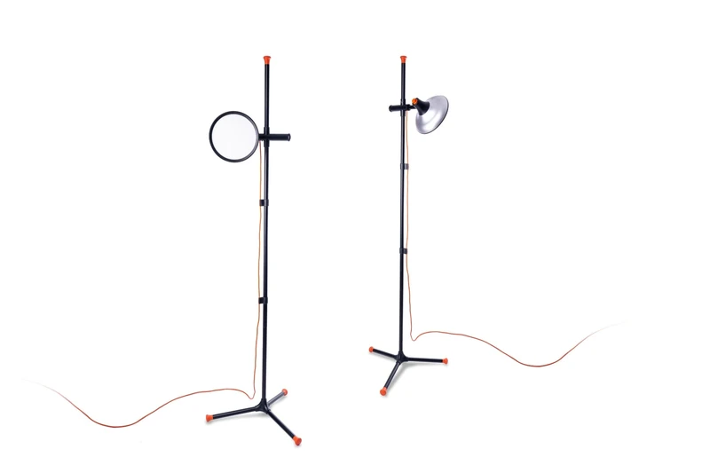 Daylight Artist Lamp 2 - 6000 Lux LED, 95+ CRI, 24cm Shade Black