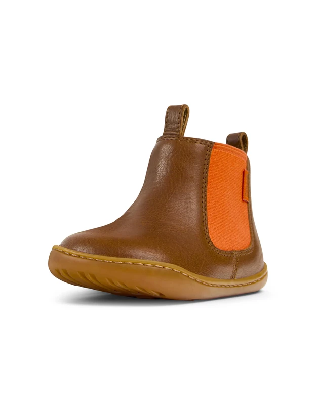 Camper Unisex Baby Peu Cami K900348 Chelsea Bootie, Medium Brown 004, 2 UK Child