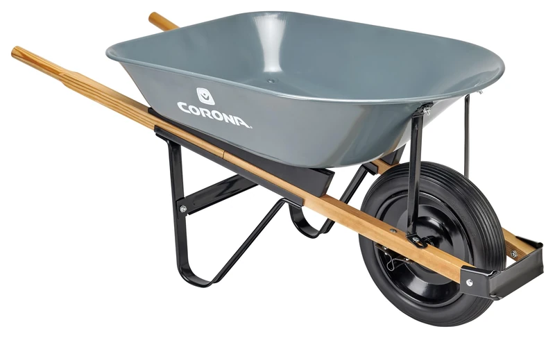 Corona Wheelbarrow, Wood Alloy Steel, Gray - Image 1
