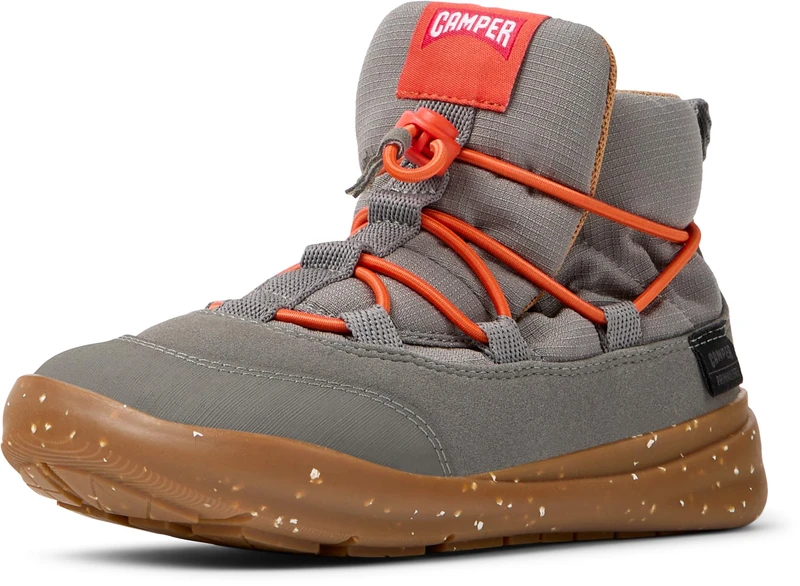 Camper Unisex Kids Ergo K900324 Sneaker Booties, Grau 005, 1 UK