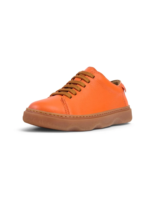 Camper Boy's Unisex Kids Kiddo K800600 Lace-up Shoes, Bright Orange 003, 13 UK Child