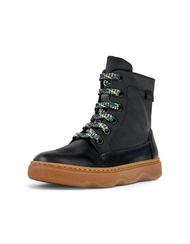 Camper Kiddo K900363, Lace up bootie, Grün 004,