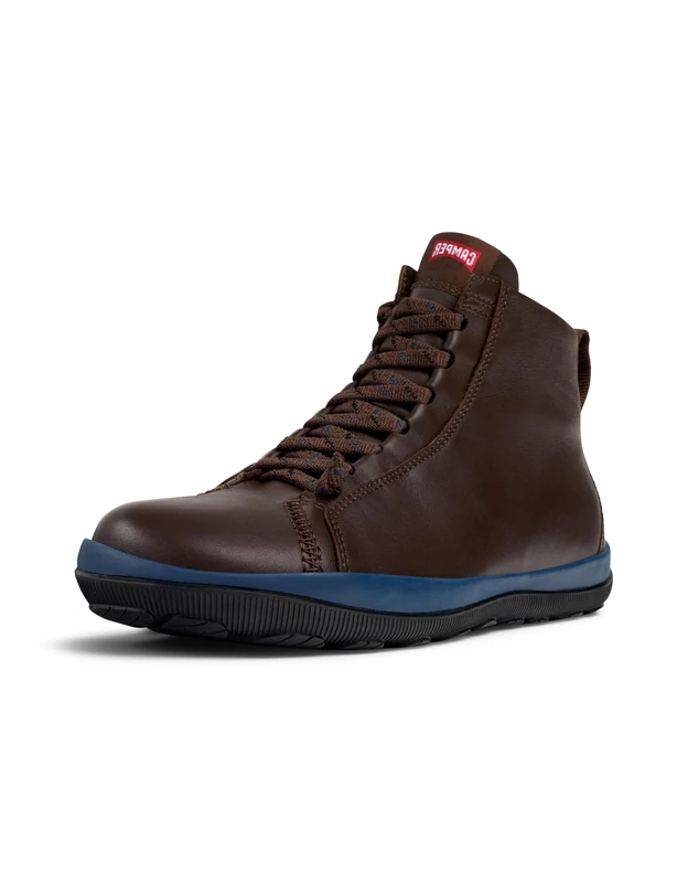 Camper Peu Pista GM Men's Dark Brown Leather Boots - 11 UK