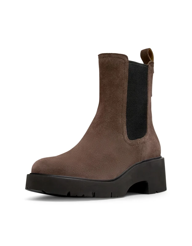 Camper Women's Milah K400575Chelsea Bootie, Dark Brown 018, 5 UK