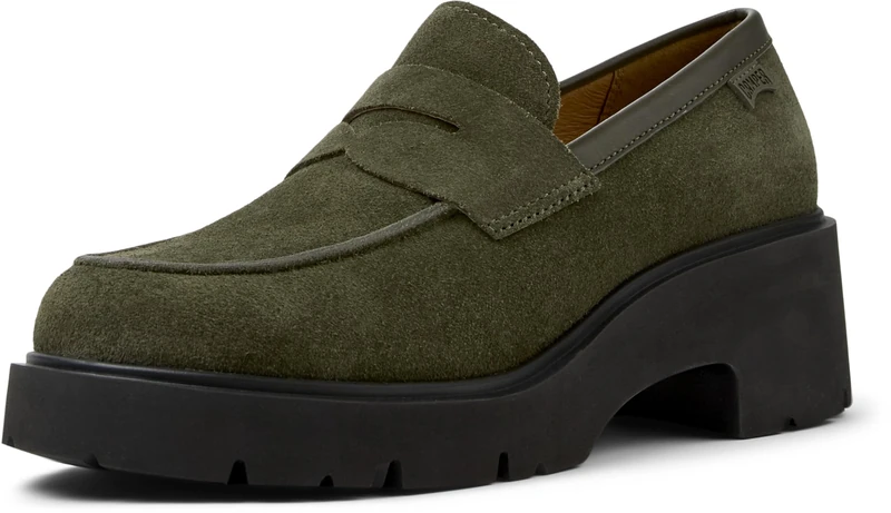 Camper Women's Milahshoes, Dark Green 021, 8 UK