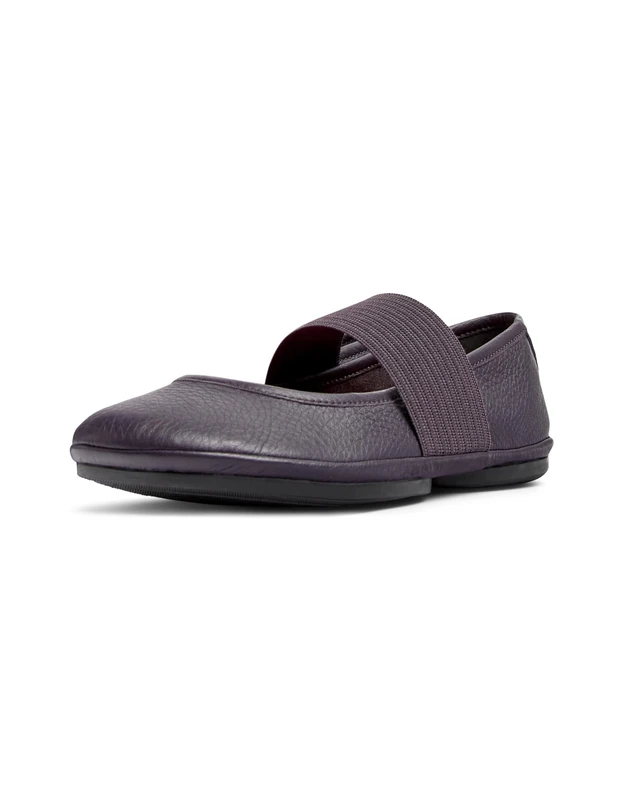 Camper Women's Right Nina Closed Ballet Flats, Purple 253, 8 UK