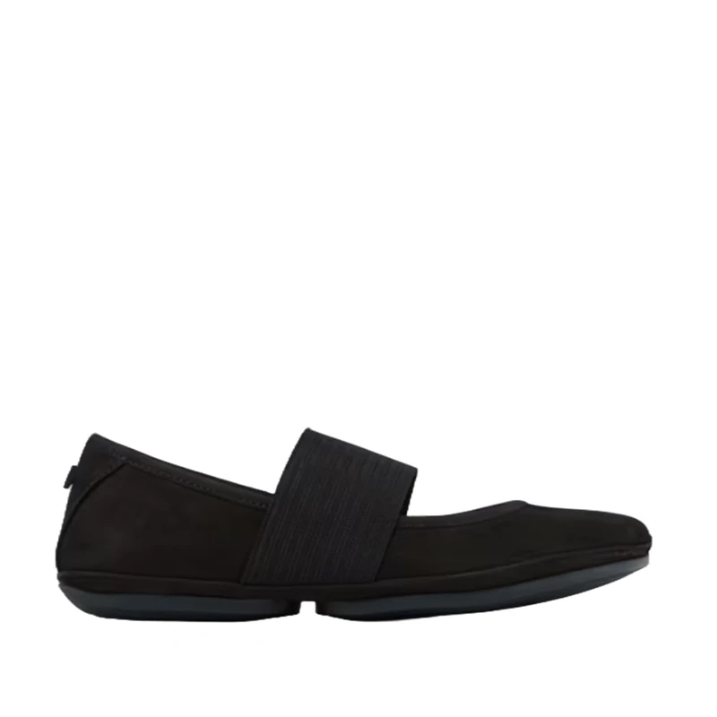 Camper Women's Right Nina Closed Ballet Flats, Black, 8 UK