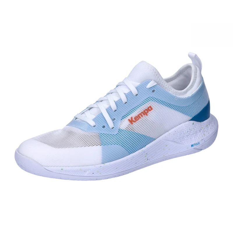 Kempa Unisex Kourtfly Sports Shoes, White/Blue, 41 EU, White Blue, 8.5 UK