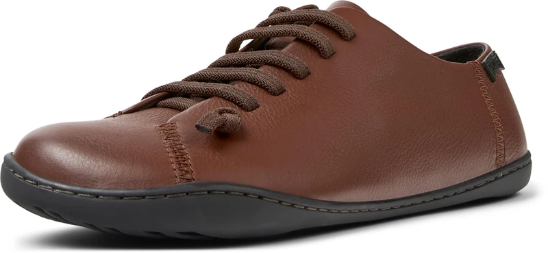 Camper Women's Peu Cami K200514 - Medium Red Leather Trainer
