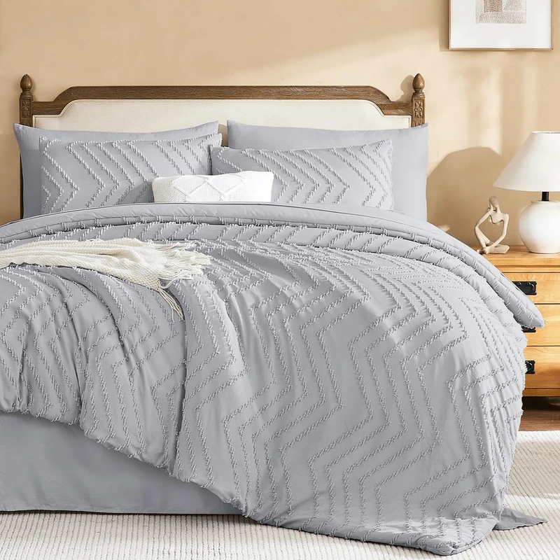 Litanika Queen Comforter Set with Sheets, 7 Pieces Boho Bed in a Bag