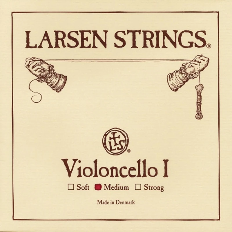 LARSEN STRINGS Cello strings Original A steel Medium