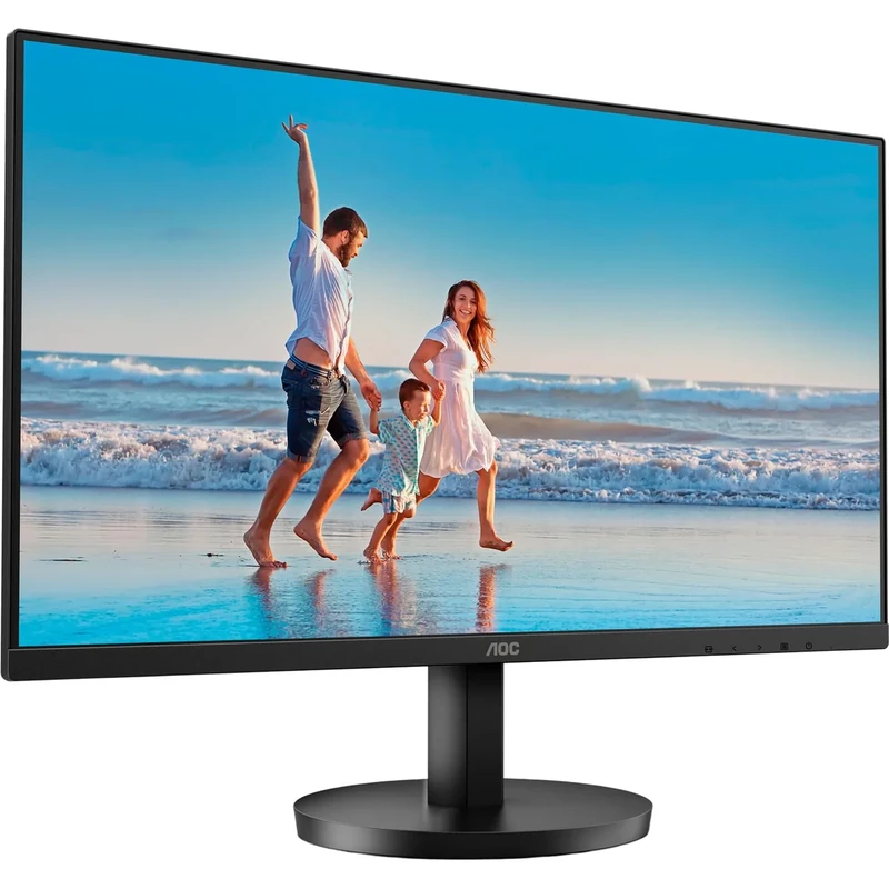 AOC 24B3CA2 - 24 Inch FHD monitor, IPS, 100Hz, 1ms, USB-C Connectivity 65W Power delivery, Ultra Narrow Boarder, FlickerFree, Speakers (1920 x 1080 250 cd/m HDMI 1.4 / DP 1.4/ USB-C)