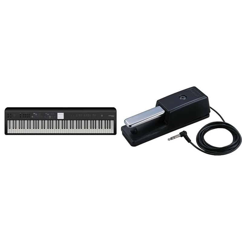 Roland FP-E50 Digital Piano, 88-Note Hammer-Action Keyboard & Dp-10 Traditional Style Damper Pedal