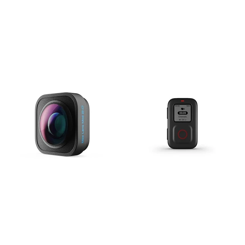 GoPro Max Lens Mod 2.0 (HERO12 Black) - Official Accessory & The Remote - Official Accessory